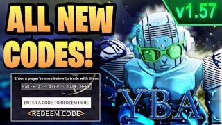 *NEW* ALL WORKING CODES FOR YOUR BIZARRE ADVENTURE ROBLOX YOUR BIZARRE ADVENTURE YBA CODES