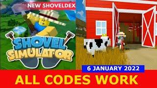 ALL CODES WORK Shovel Simulator ROBLOX  January 6 2022