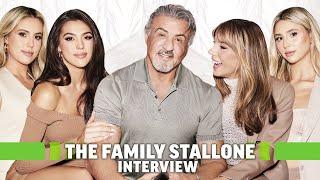 Sylvester Stallones Daughters Roast Him for Trying to Direct The Family Stallone