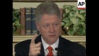 USA CLINTON DENIES HAVING AN AFFAIR WITH MONICA LEWINSKY