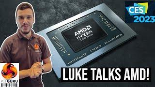 CES 2023 Luke talks AMD 3D V-Cache and Ryzen 7000 for laptops