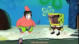 Why is leafy mad? spongebob edit #noChin @leafyishere @idubbbz