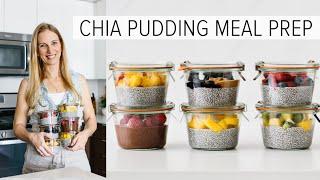 MEAL PREP CHIA PUDDING  freeze it for weeks + healthy breakfast ideas
