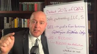 The Qualified Business Income QBI Tax Deduction U.S. Tax