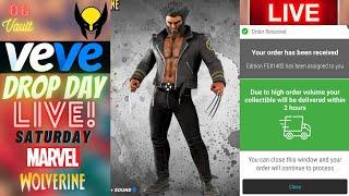 VeVe Drop Day LIVE - MARVEL Wolverine X Jacket Digital Collectibles NFT Drop Good Luck