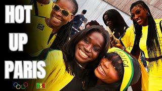 Jamaican Athletes TUN UP PARIS  Dance Off with Italy  Paris Olympic Opening Ceremony 2024