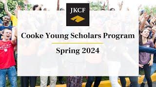 Cooke Young Scholars Program Overview  Johns Hopkins Center for Talented Youth