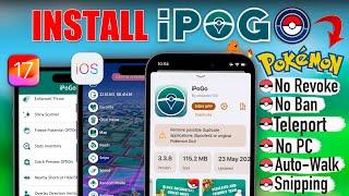iPogo 2024 iOS How to Install & Use Pokémon GO Spoofer No ban Or Any Revokes Ever