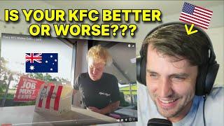 American reacts to Every Australian KFC Worker Ever