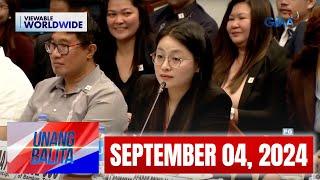 Unang Balita sa Unang Hirit September 4 2024 HD