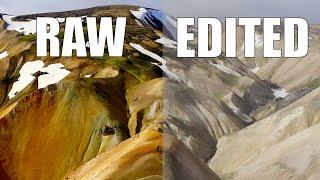 ICELAND Free RAW footage for Editing 【4K】  - free stock videos - no copyright - raw video editing