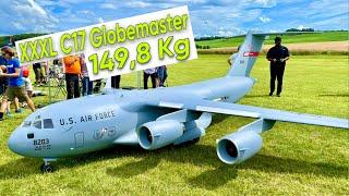 WORLDS BIGGEST C-17 GLOBEMASTER  6m  1498 Kg  full Carbon from Ramy RC and flown by Tyler Perry