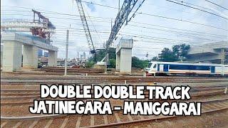 Update Double Double Track Jatinegara - Manggarai Persinyalan Dan Stasiun Matraman Mulai Terlihat