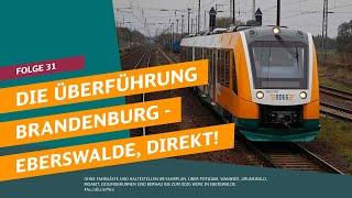 #031  Führerstandsmitfahrt  Alstom Coradia Lint 54  Brandenburg - Eberswalde  Fahrzeugpremiere