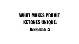 What Makes Prüvit Unique Ingredients