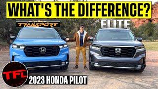 The 2023 Honda Pilot TrailSport & Elite Arent NEARLY as Similar as You Think...Heres Why