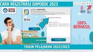 Cara Registrasi Aplikasi Dapodik 2023 Terbaru  Dapodik PKBM