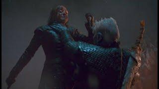 Arya Stark Kills the Night King Game of Thrones Season 8 Episode 3