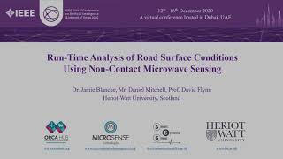 Run-Time Analysis of Road Surface Conditions Using Non-Contact Microwave Sensing