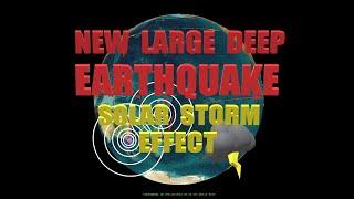 4282023 -- LARGE DEEP EARTHQUAKE -- M6.6 down below West Pacific -- Solar Storm effect on schedule