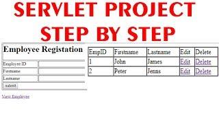 Servlet Project Step by Step