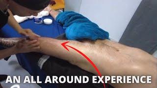 Relaxing Full Male Body Massage  No Talking  Deep Tissue Full Body Male Massage