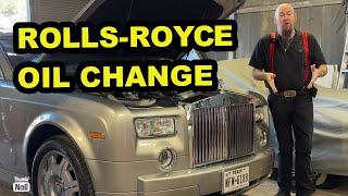 Rolls-Royce Phantom  You wont believe how much is really cost to do an oil change