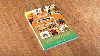 Illustrator tutorial - Restaurant flyer design