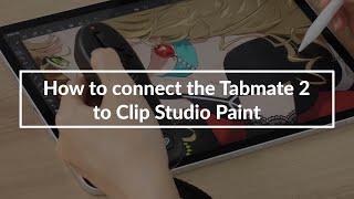 How to connect the Tabmate 2 to Clip Studio Paint
