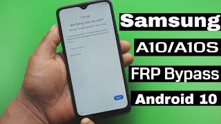 Samsung A10A10s Google Account BypassUnlock Frp  Android 10 New Method 100% Working
