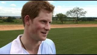 Prince Harry interview on beating Usain Bolt