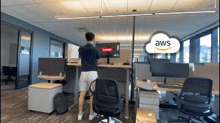 going to office as an Amazon software engineer intern in Boston