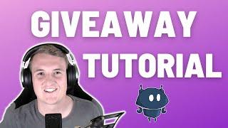 Twitch Giveaway Tutorial German  2021