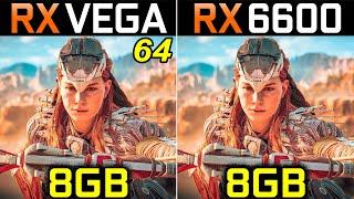 RX Vega 64 Vs. RX 6600  1080p and 1440p  New Games Benchmarks