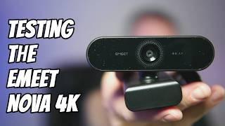 EMEET NOVA 4K Webcam - Full review and test of different lighting conditions