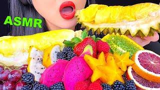 ASMR MOST COLORFUL EXOTIC FRUIT PLATTER #asmr #food #mukbang #foodie