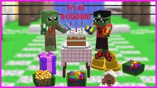 FAKİR ZOMBİ ve ZENGİN ZOMBİNİN DOĞUM GÜNÜ BİR SÜRÜ HEDİYE OLDU  - Minecraft