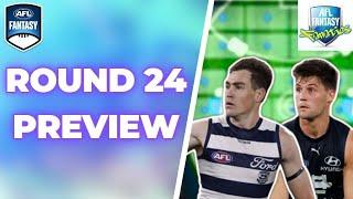 Round 24 Preview  AFL Fantasy 2024