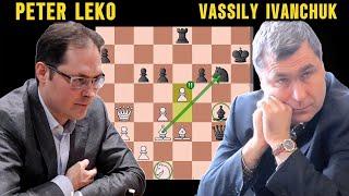 Incredible Tactics of Chess Legends   Vassily Ivanchuk vs. Peter Leko 2020