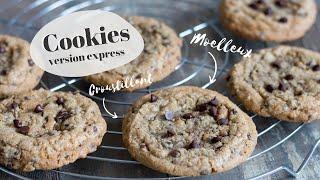 RECETTE GOÛTER MAISON  Cookies croustillants et moelleux  version rapide