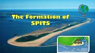 How Coastal Spits are formed - labelled diagram and explanation