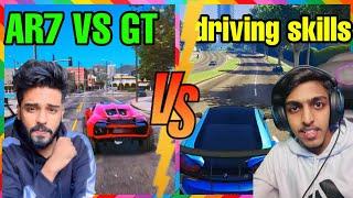 AR7 VS GAME THERAPIST Car Driving skills  GTA 5  Car driving skills  Appuzone yt