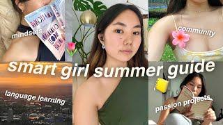 your SMART GIRL summer guide  self-study new languages & personal growth