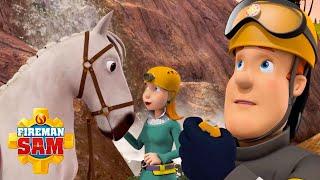 Sam and the Firefighter Team Save Horses  Fireman Sam  1 Hour Compilation  Kids Movie