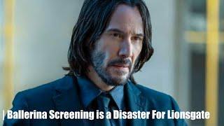 BREAKING  BALLERINA- A JOHN WICK SPIN-OFF SCREENING IS A DISASTER FOR LIONSGATE  EXPLAINED.