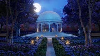 Peaceful Enchanted Garden Ambience  Nature Sounds Calming Atmosphere And Occasional Rain sounds