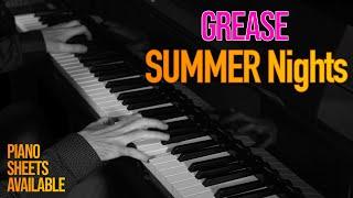 Summer Nights Piano Cover Relive the Grease Magic Sheets Score #summernights #grease #greasecover