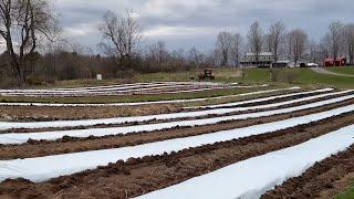 Its Almost Time Building the Rows for Our 2024 Flower Farm  Flower Hill Farm