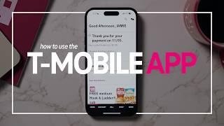How To Use The T-Mobile App  Tech Talk  T-Mobile