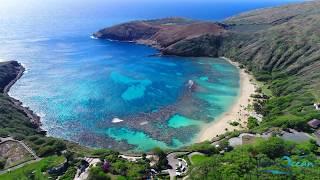 Phantom 4 Pro Oahu Hawaii 4K Drone Flight Honolulu Kailua Beach Hanauma Bay Diamond Head 2017